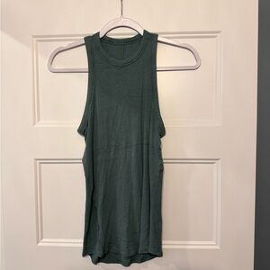 lululemon athletica Dark Teal High-Neck Tank